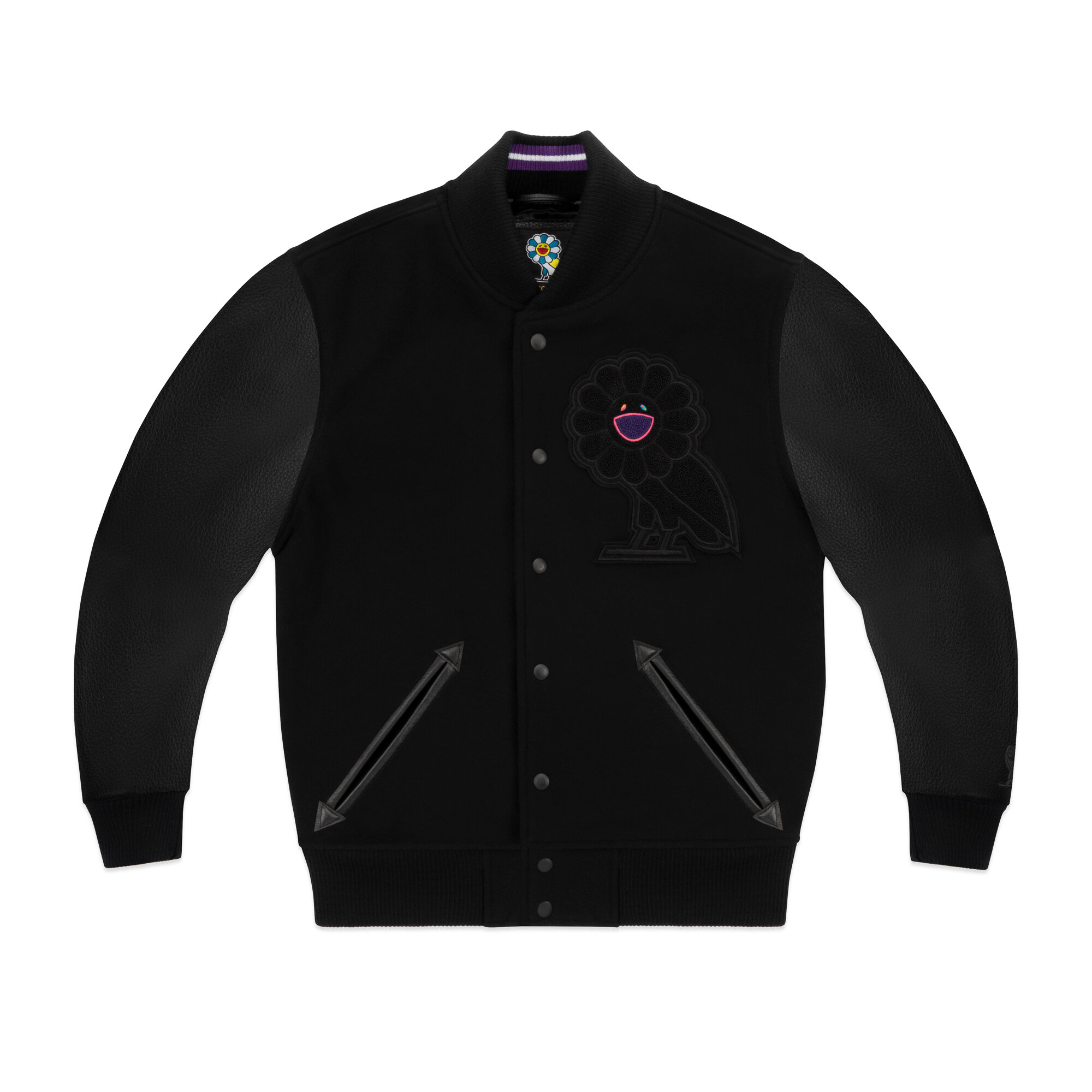 OVO x Murakami Team Jacket Black Multi L | labiela.com